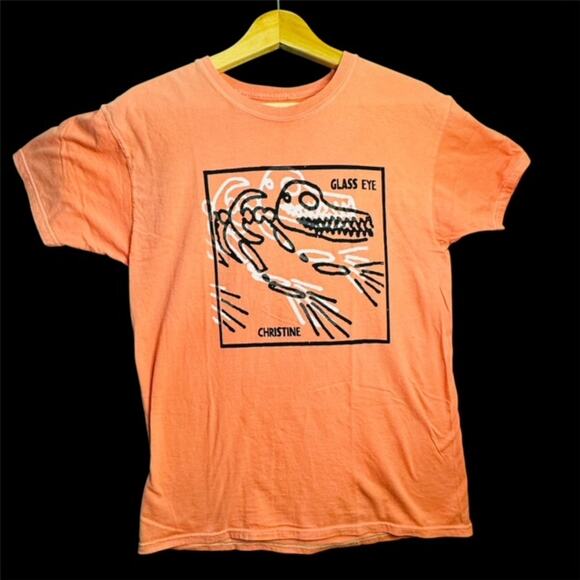RARE Vintage Glass Eye Austin Texas Band Christine 1989 Hanes Size M Art Rock - Picture 1 of 6